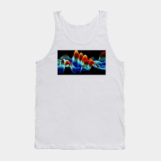 False-colour STM image of DNA (isometric projection) (G110/0152) Tank Top